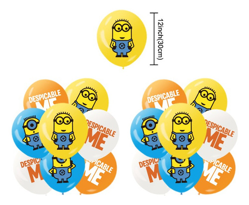 Kit De Decoracion Fiesta Cumpleaños Globos Los Minions