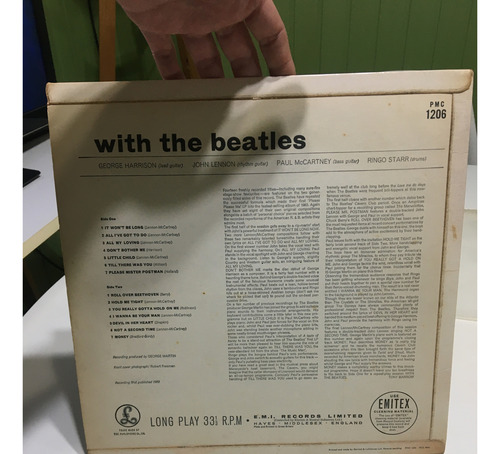 The Beatles With The Beatles Original 1963 Uk Parlophone (Usado)