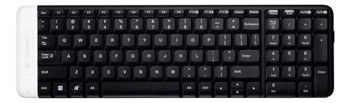 Teclado inalámbrico Logitech G K230 QWERTY español color negro