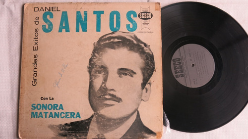 Vinyl Vinilo Lp Acetato Exitos Daniel Santos Sonora Matance 