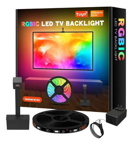 Led Rgb-wifi Tv Backlights Com Câmera 55-65 Pol Tv Game Pc