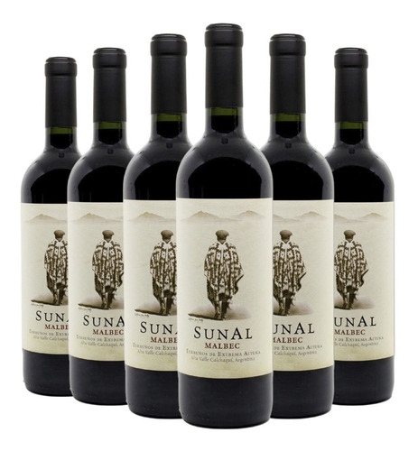 Vino Sunal Ícono Malbec Caja X 6 X 750ml. Salteño --