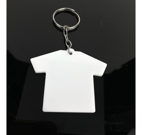 Llavero Para Sublimar Acrílico Blanco Playera Camisa 100 Pza