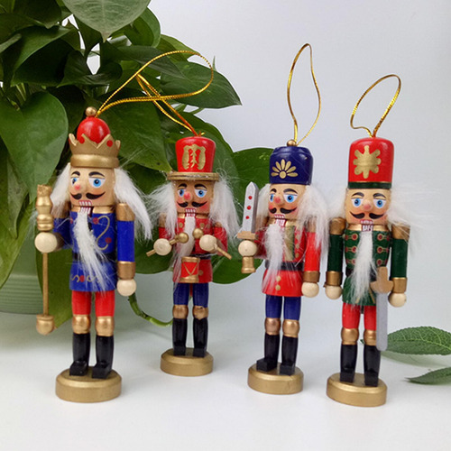 Adornos Colgantes De Cascanueces De Navidad, Marionetas De