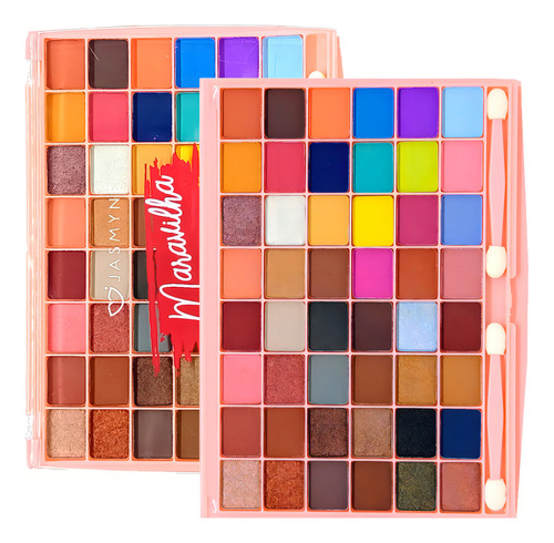 6 Paleta De Sombra Maravilha Js07028 Kit Jasmyne Atacado