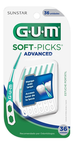 Gum Palillos Advanced De Goma X 36u Magistral Lacroze