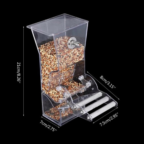 Comedero Automático Integrado For Loros No Mess Ali