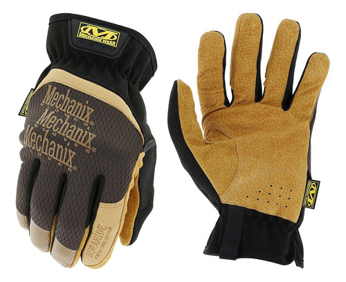 : Guantes De Trabajo Fastfit De Cuero Durahide Puño El...