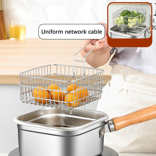 New .li. Mini Olla De Freidora De Freidora Para Cocinar