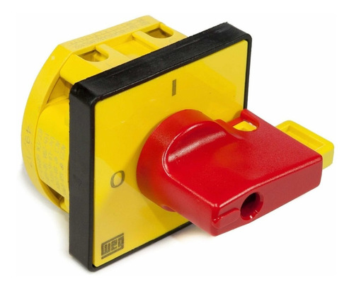 Chave Seccionadora Rotativa Msw 16 P-2-h -16a Bipolar - Nr12 Cor Amarelo