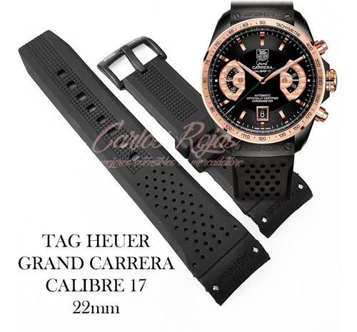 Extensible 22mm Para Tag Heuer Grand Carrera Calibre 17