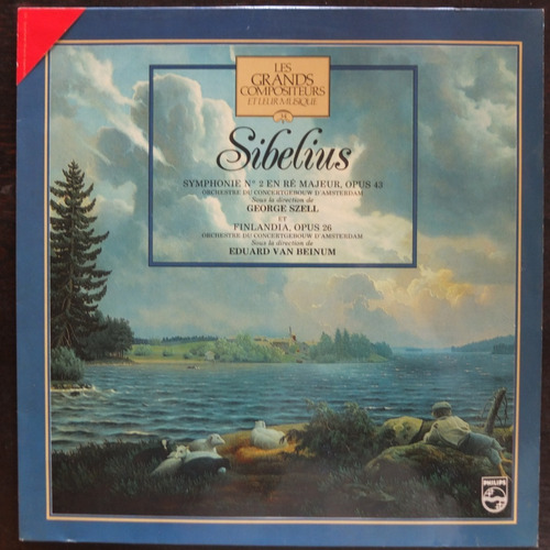 Vinilo  Sibelius Symphonie N°2 Y Finlandia, Opus 26