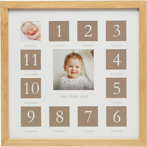 Kate & Milo I Love You To The Moon And Back First Year Frame