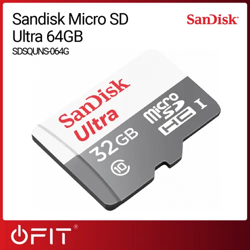 Memoria Micro Sd Ultra Sandisk 32gb Clase 10