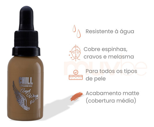 Base de maquiagem em creme Catharine Hill Bases Media Cobertura Base tom 1.5 - 30mL 30g