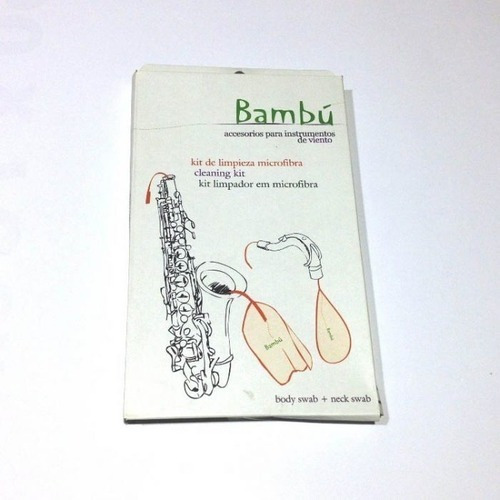 Kit De Limpieza Para Saxo Bambu Paño Microfibra