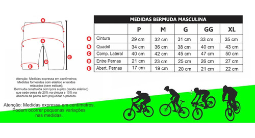 Imagem 8 de 8 de Bermuda Ciclismo Mtb Preta Super Confortável *12x S/ Juros