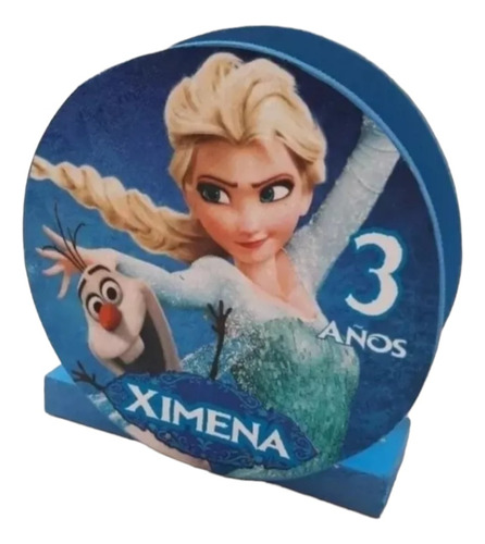 Paq15. Recuerdo Servilletero Frozen Elsa