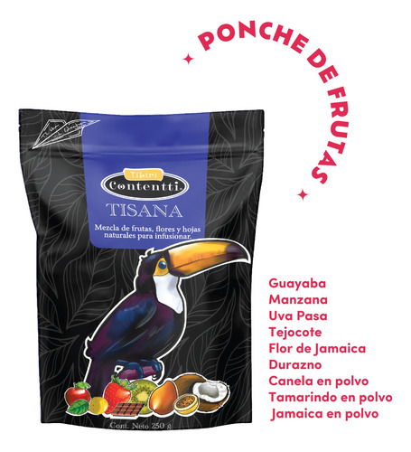 Tisanas Ponche De Frutas Bebida Infusión Frutos Secos