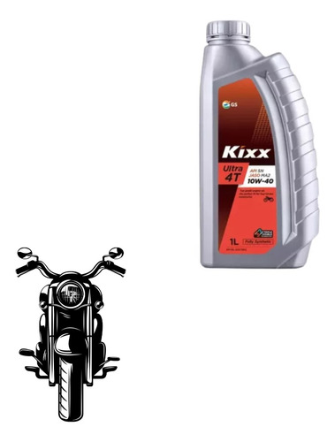 Kixx Aceite Moto Semisintetico 4t 10w40 Api Sl/jaso Ma2 1lt