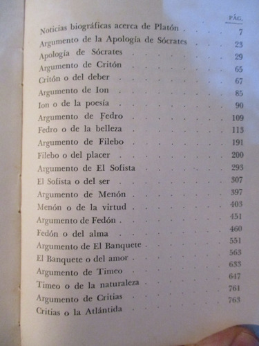 Imagen 4 de 9 de Platón - Apología De Sócrates. Diálogos - El Ateneo