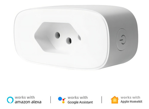 Tomada Smart Comando De Voz Via Alexa E Google Home