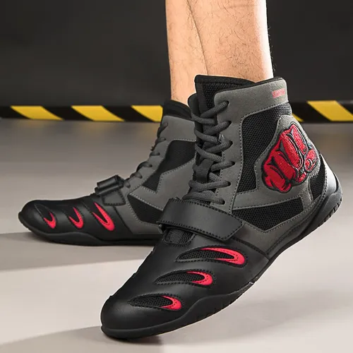 L Zapatos De Boxeo Profesionales Y Botas De Lucha Libre