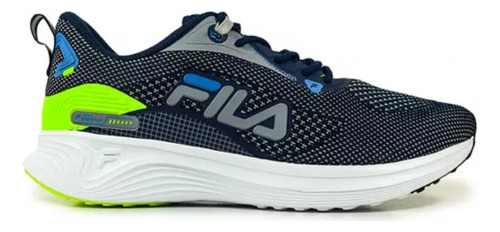 Zapatillas Fila Racer Brave Run Hombre Azul Marino/lima