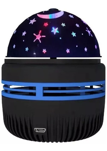 Velador Proyector Galaxia Estrellas Luna Giratorio Infantil