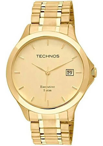 Relógio Technos Masculino 1s13bwtdy/4x Dourado