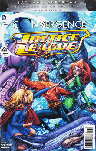 Comic Justice League Saga Convergencia Tomo # 2  Español