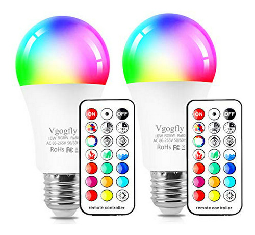 Focos Led - Rgb Led Light Bulbs 10w Color Changing Light Bul