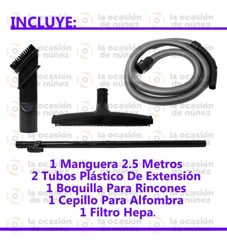 Imagen 3 de 7 de Aspiradora Sopladora 2 En 1 Belarra Polvo Liquido 40lt 1400w
