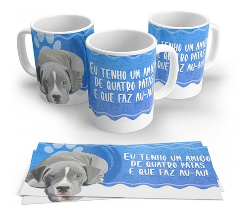 Caneca Personalizada De Pet - Artes 016 A 020