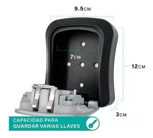 Caja De Seguridad Para Llaves De Montado En La Pared Código