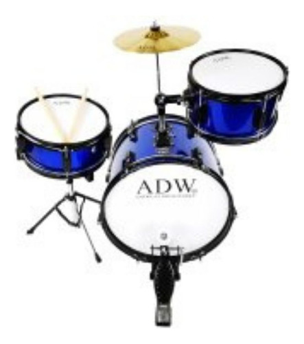 Adw Batería Junior Ads303 Drum Set Azul