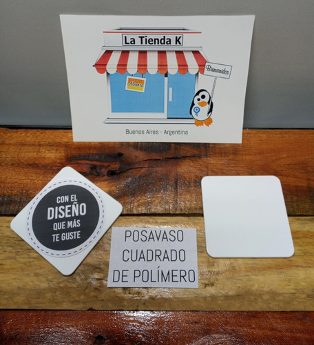 Imagen 2 de 2 de Posavasos Polímero Set X2 Peronista Kirchnerista Cfk