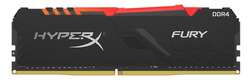 Memoria RAM Fury DDR4 RGB gamer color negro 16GB 1 HyperX HX432C16FB3A/16