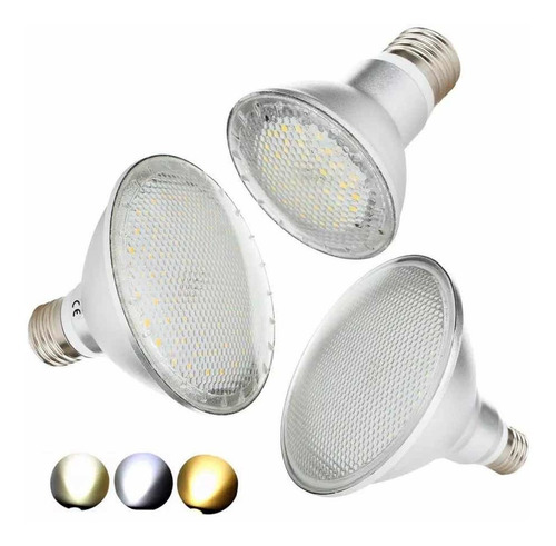 Ampolleta Led E27 Par38 15w - Blanco Cálido 3000k Ip65