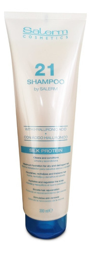 Shampoo Salerm 21 Proteína De Seda, Acido Hialurónico 300ml