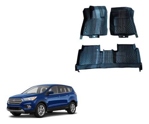 Kit De Tapetes Uso Rudo Ford Escape 2013-2019