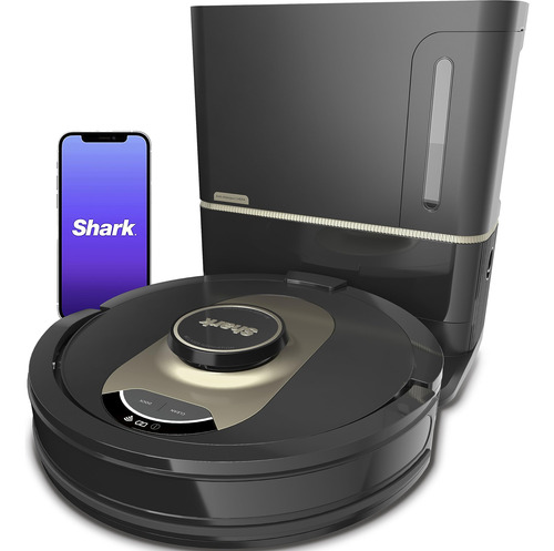 Aspirador De Pó Robô Shark Av2501ae Ai W/ Xl Hepa Self-empty