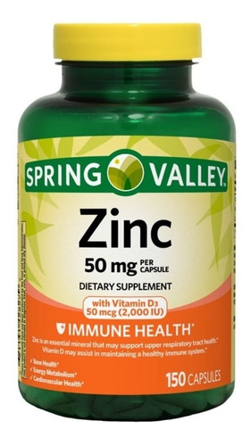 Zinc 150 Pastas Americana 50mg