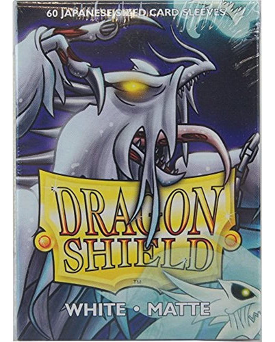 Dragon Shield Matte White 60ct Mangas Japonesas De La Tarjet