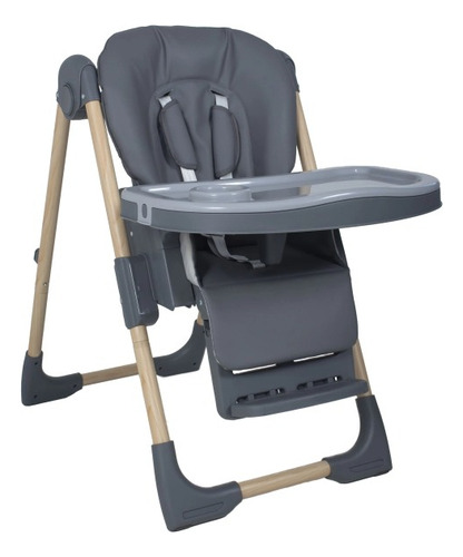 Cadeira Alta Refeição Bebê Jig Galzerano Cor Cinza Gray