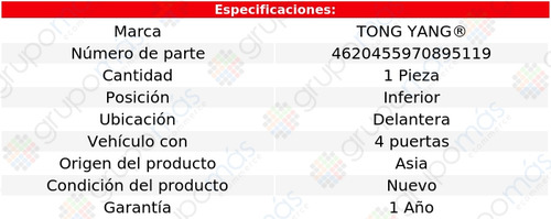 Tolva Motor Inf Del Tong Yang Vento 2016 A 2020