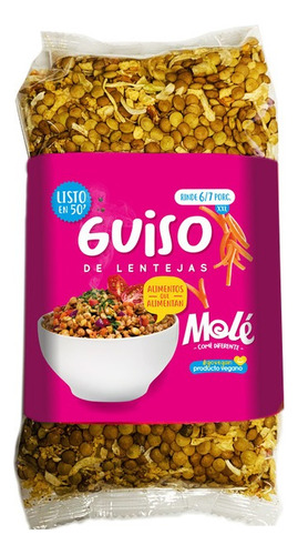 Guiso De Lentejas Xl Mole X 350 Gramos