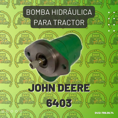 Bomba Hidráulica Para Tractor John Deere 6403