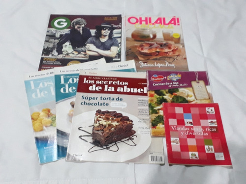 Lote De 7 Revistas De Recetas, Cocina Y Gastronomía
