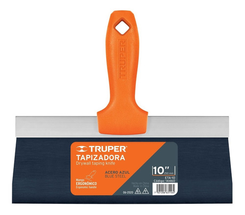 Espatula Tapizadora 10'' 250mm Durlock Revoque Truper 14460